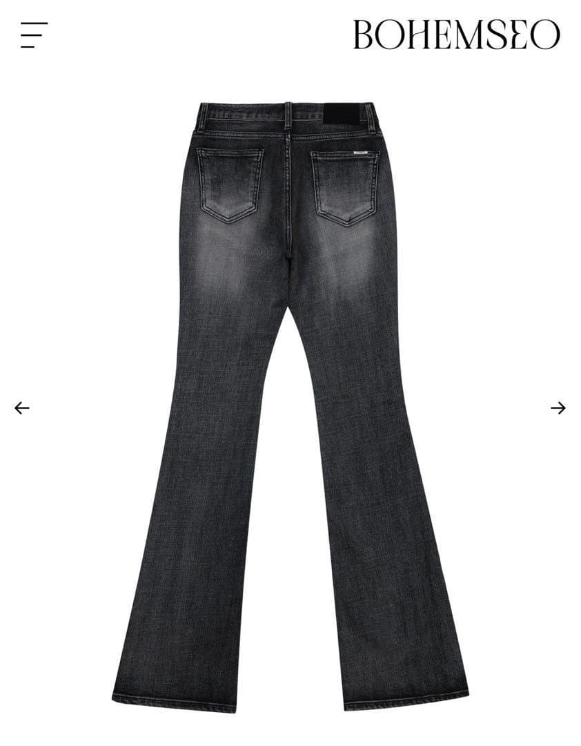 BOHEMSEO ボヘミアンソウル ブーツカットデニムパンツ