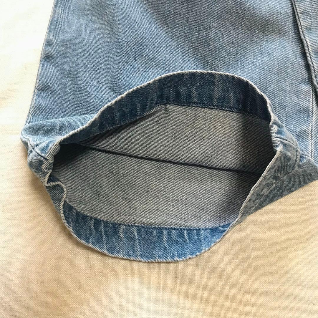 早割1/11まで【美品】フェードデニムイージーパンツ L/INDIGO