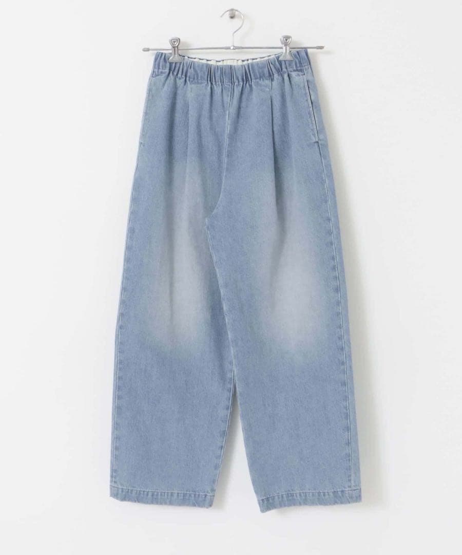 早割1/11まで【美品】フェードデニムイージーパンツ L/INDIGO