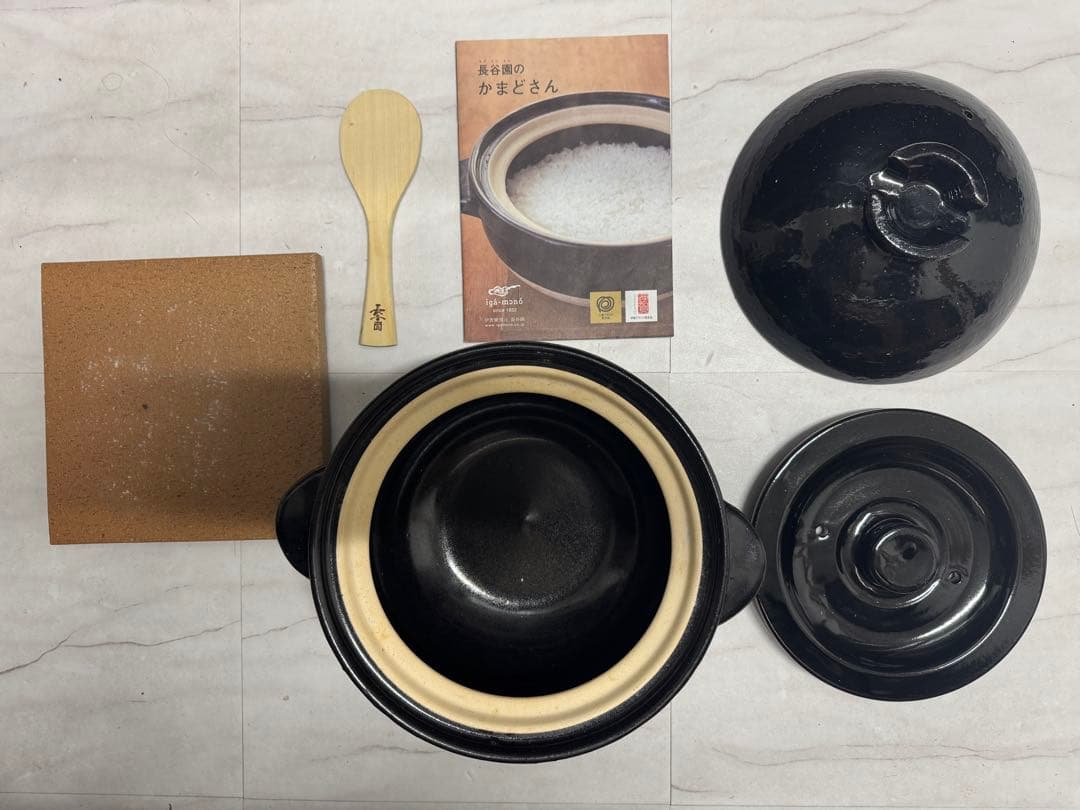 かまどさん　3合炊き　付属品付
