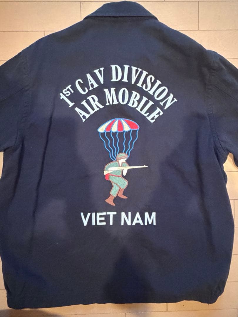 HOUSTON ベトジャン　ブラック　ヴィンテージ　パラシュート　スーベニア