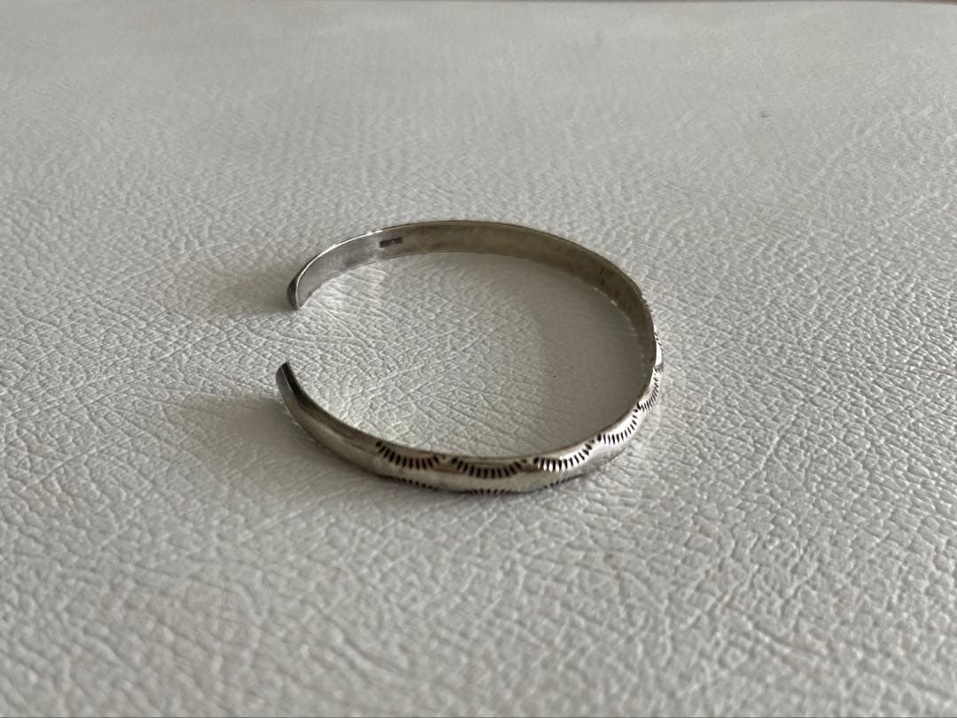 NAVAJO SILVER BANGLE ナホバ バングル シルバー