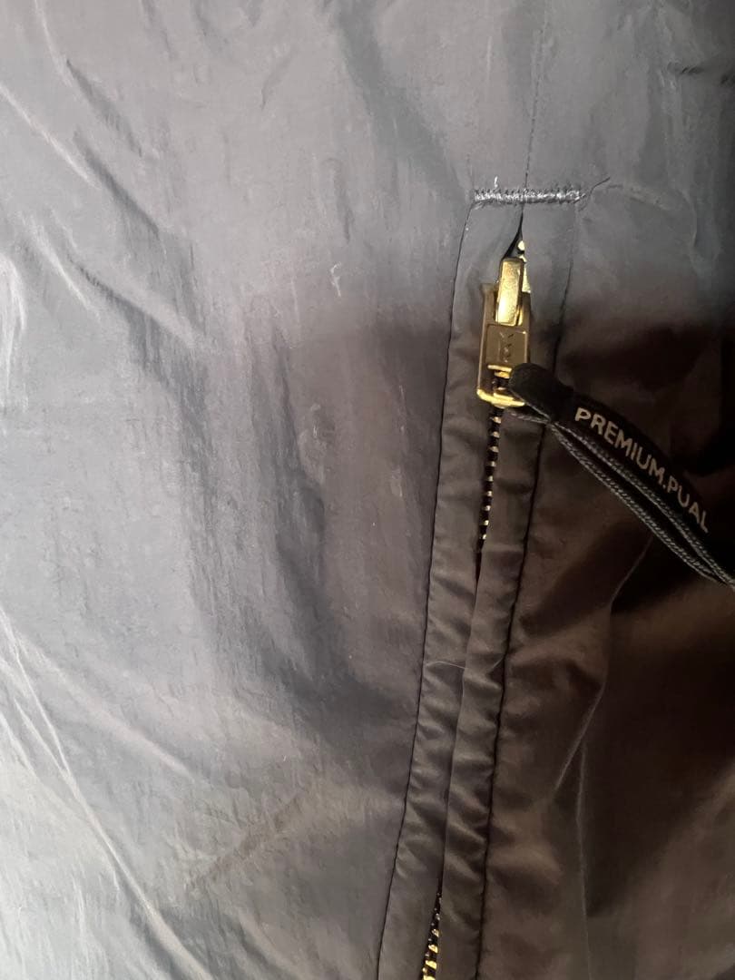 ピュアルセシン　フレンチダックダウンサイドジップジャケット　スミクロ