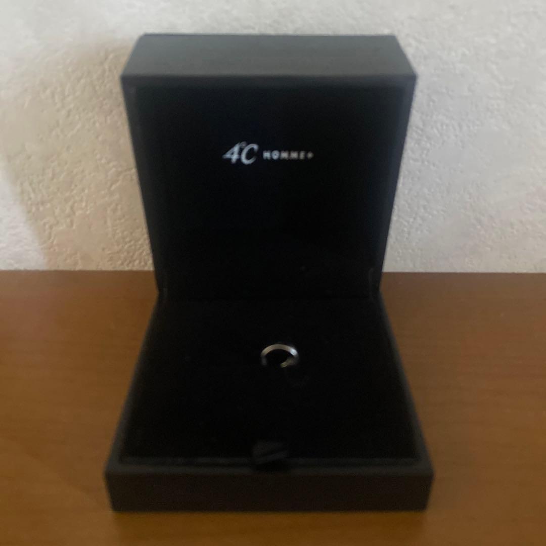 4C HOMME+ ピアス(片耳用) シンプルリング