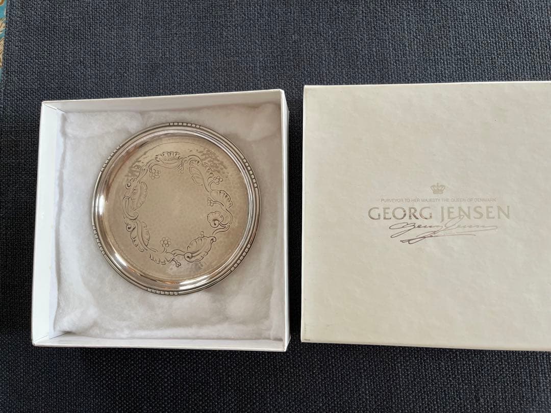 ジョージ　ジェンセン　コースター　純銀製