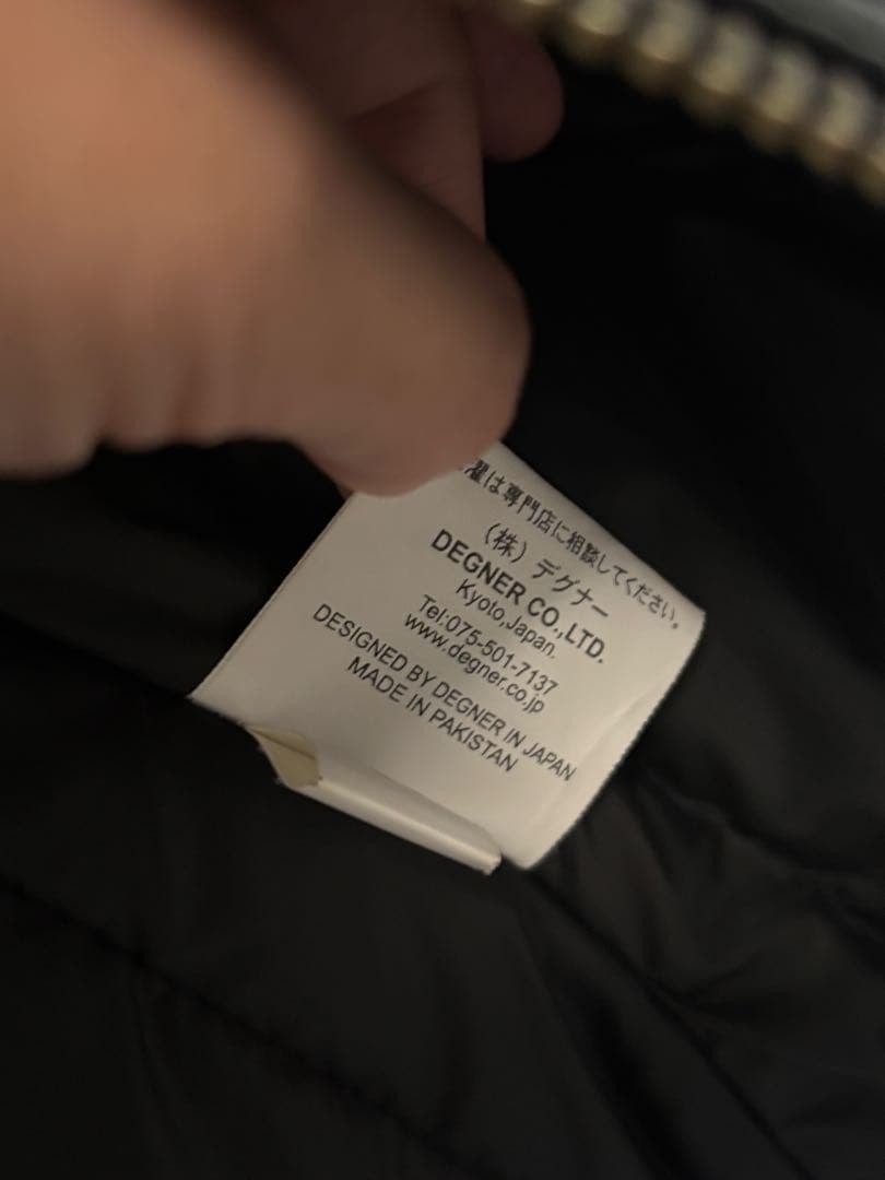 デグナー　FRAU DEGNER ブラックレザージャケット フード付き