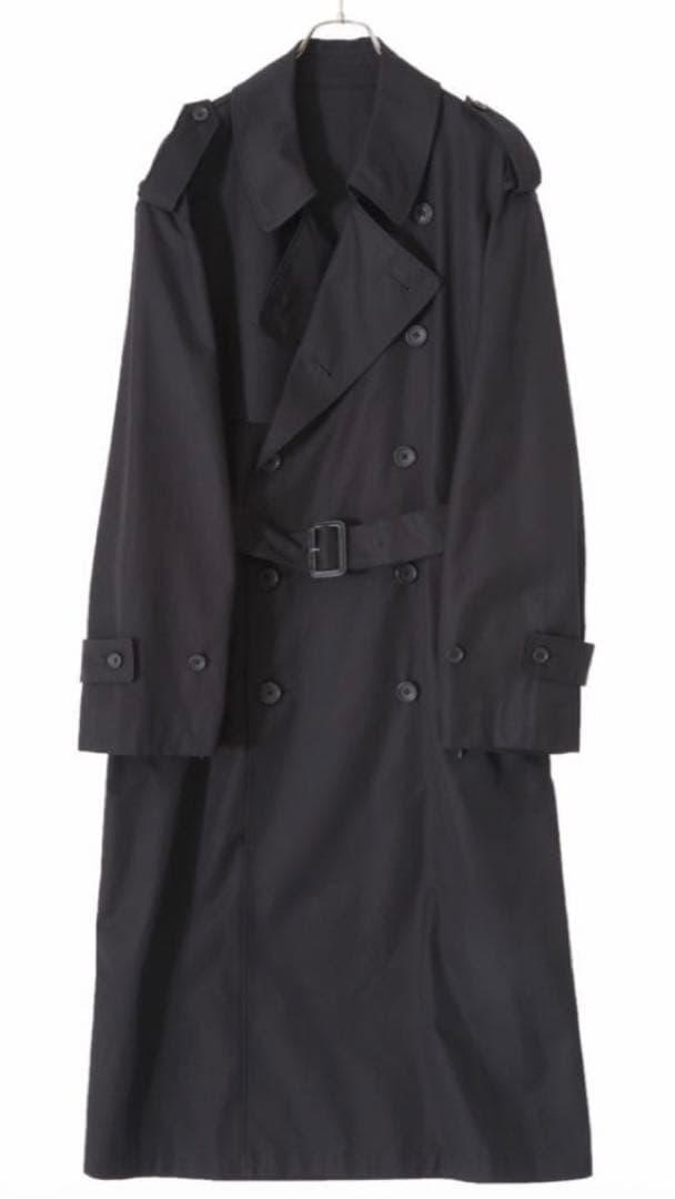 stein/シュタイン OVERSIZED TRENCH COAT ブラック L