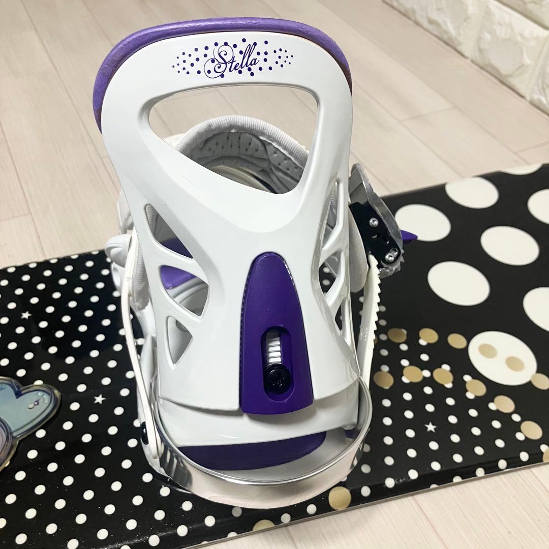 【美品】バック付/Stella STLOO QUEEN ステラスノーボード144