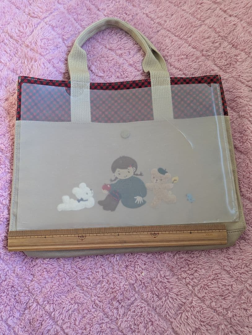 新品未使用！ファミリア トートバッグ レッスンバッグ