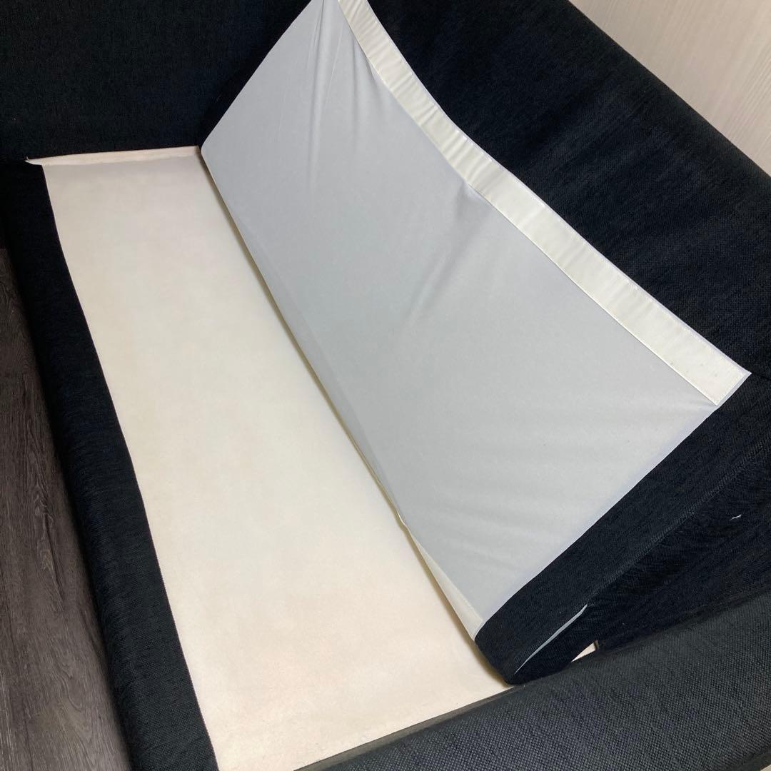 SPIGA ファブリックソファ 黒