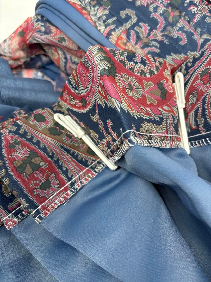 A914 リドール メイド・ウィズ リバティ １級遮光レイヤードカーテン２枚組