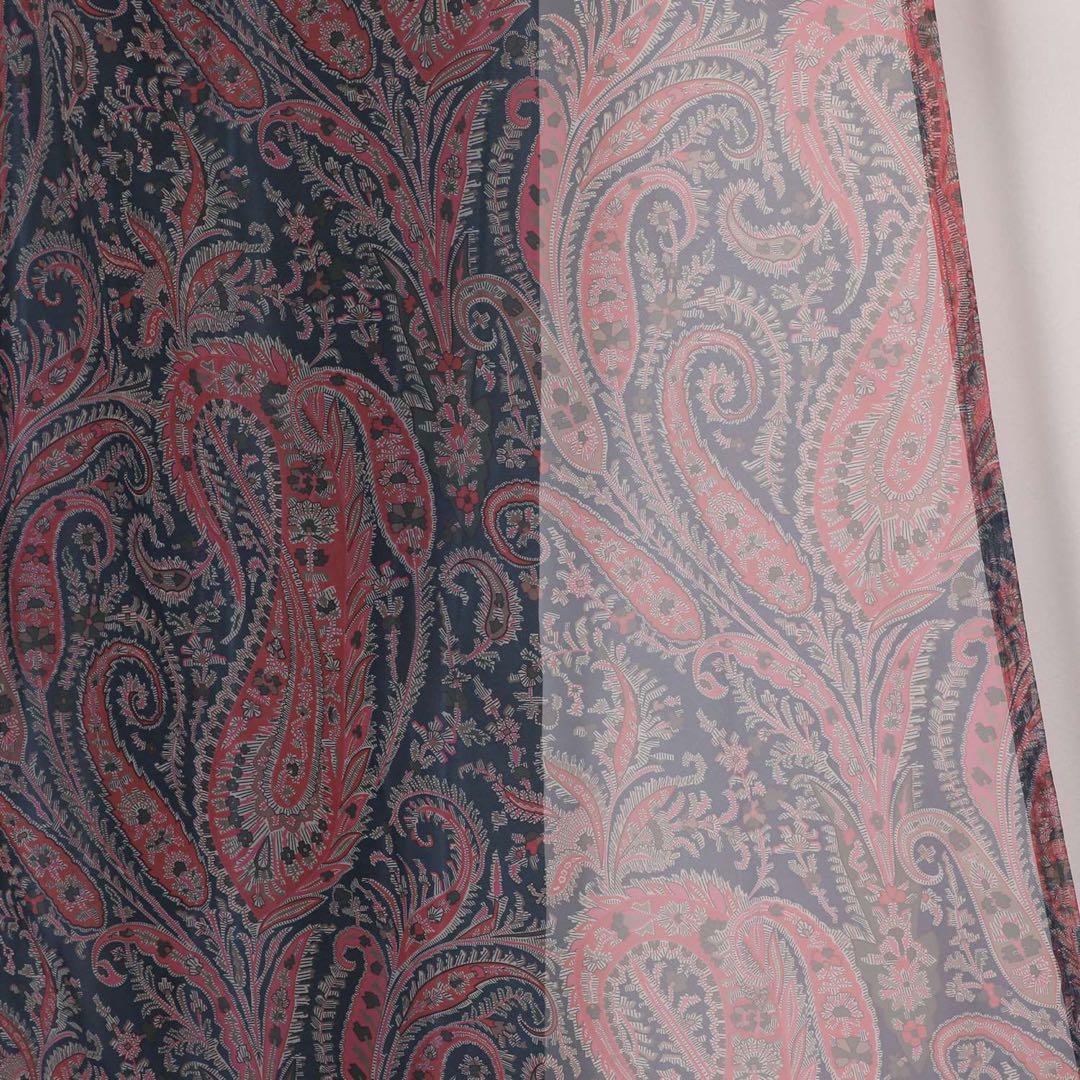 A914 リドール メイド・ウィズ リバティ １級遮光レイヤードカーテン２枚組