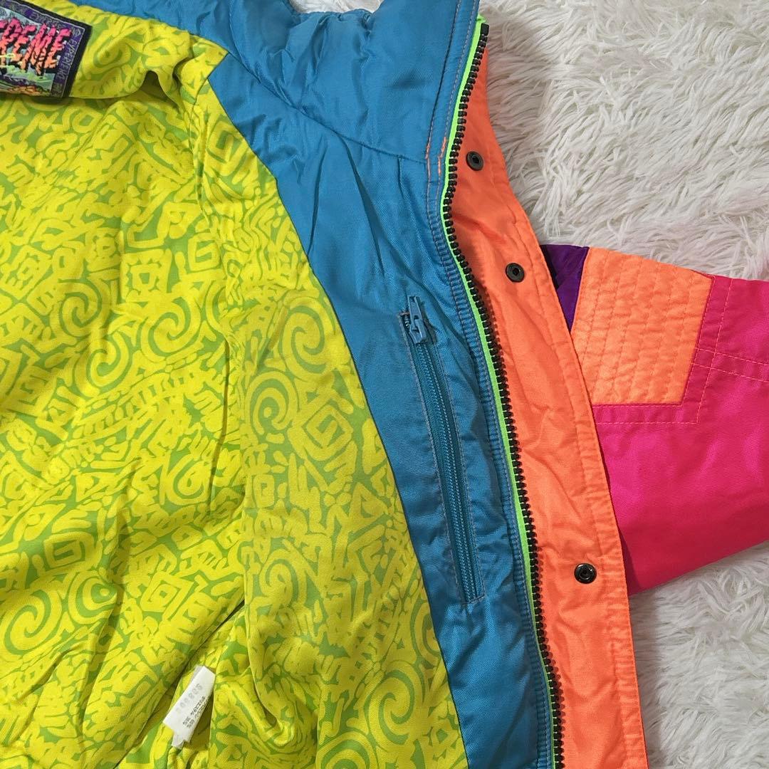 【562】美品　GOLDWIN スキーウェア カラフル　昭和　レトロ　ビンテージ