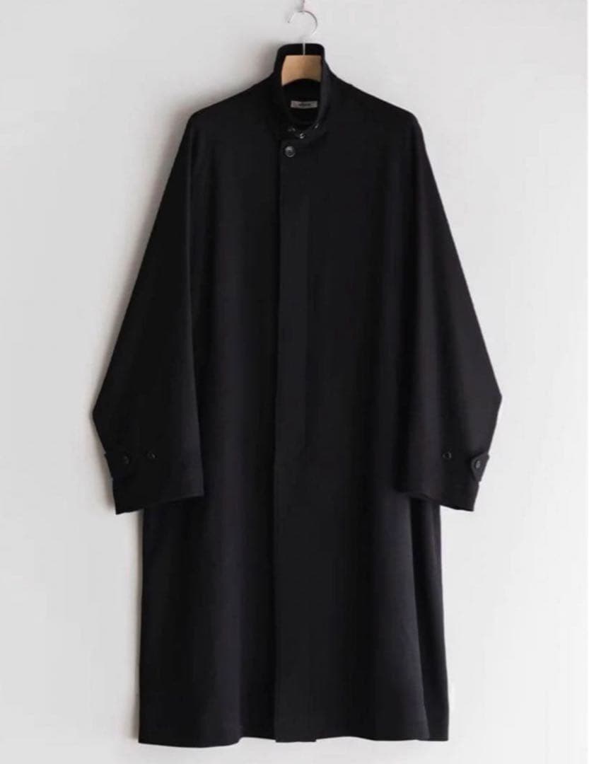 新品 Interim ヴァージンウール100% ステンカラーコート