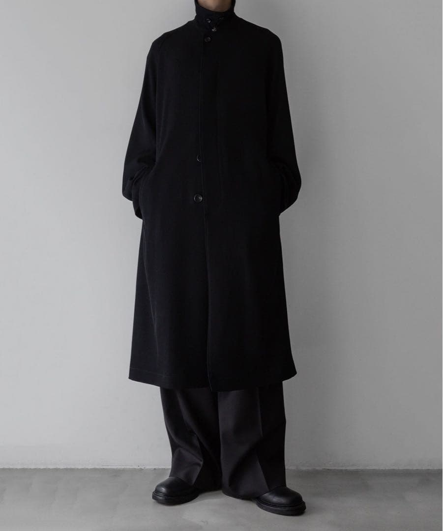 新品 Interim ヴァージンウール100% ステンカラーコート