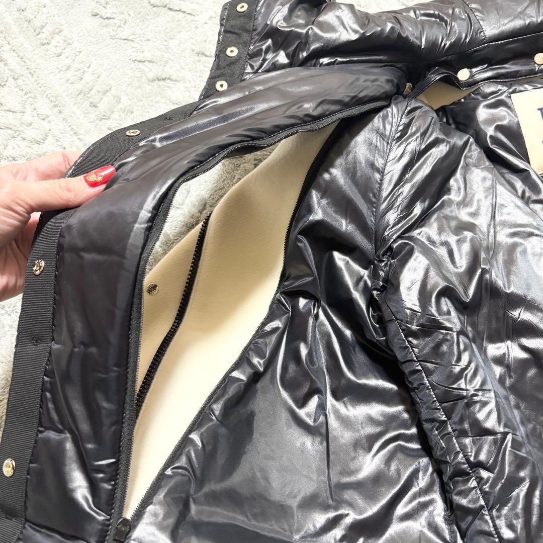 極美品✨HERNO ヘルノ ライナー付 フーディパイピングコート40 アイボリー