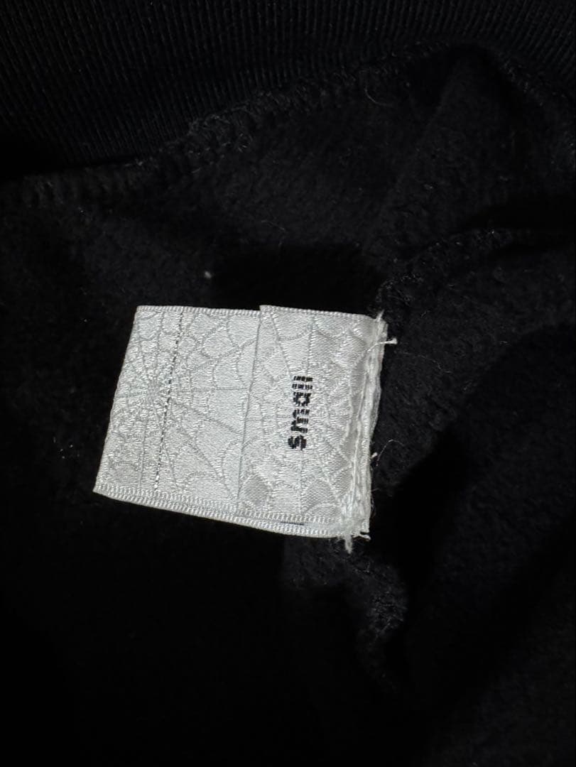 sp5der スパイダーパーカー　ブラック　S