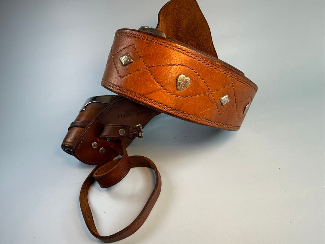 ファストドロー用カスタムホルスター　U.S ERNIE.HILL製（Used)