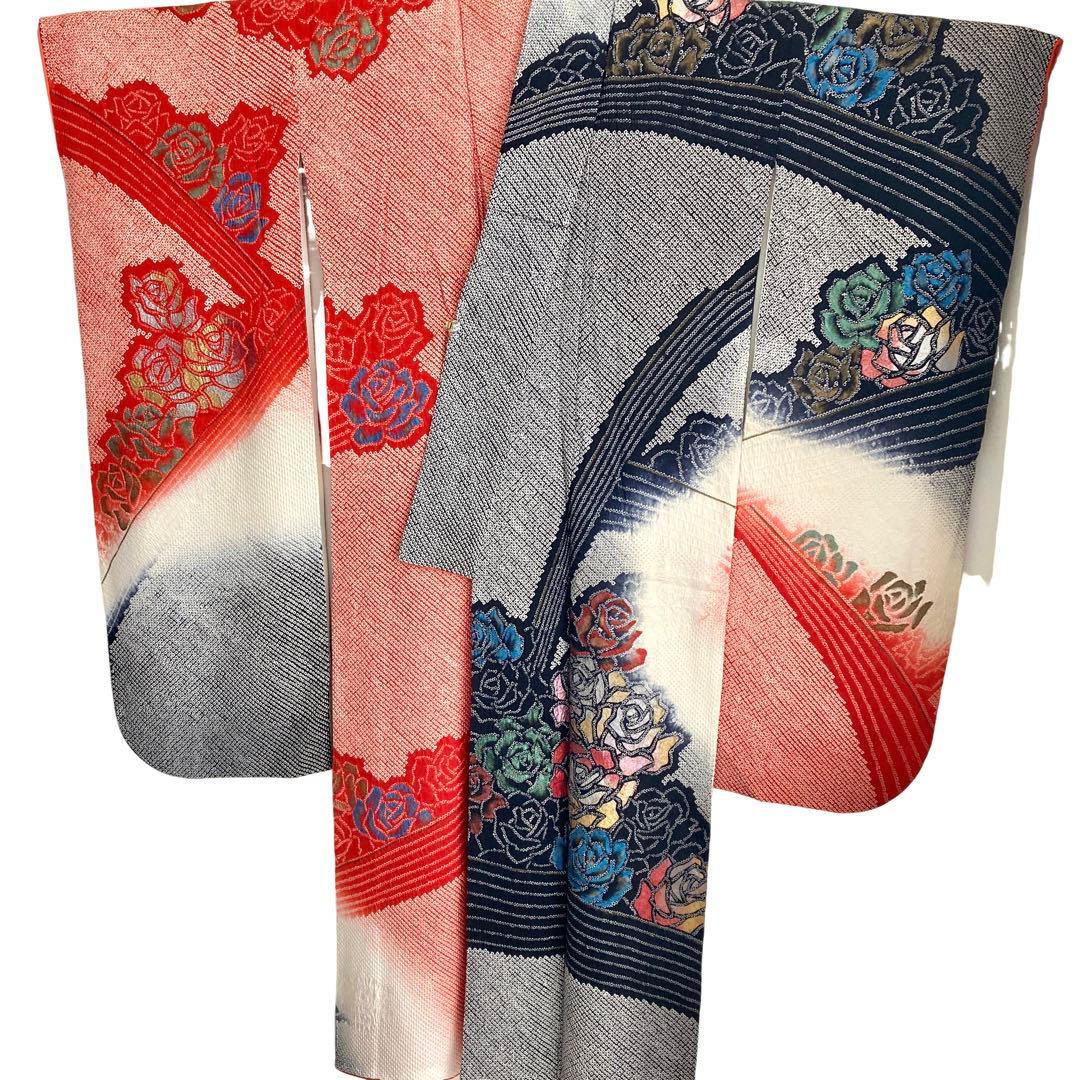 ★yajiyaji ★™️ 振袖　4点セット‼️絞りお振袖セット‼️NO60