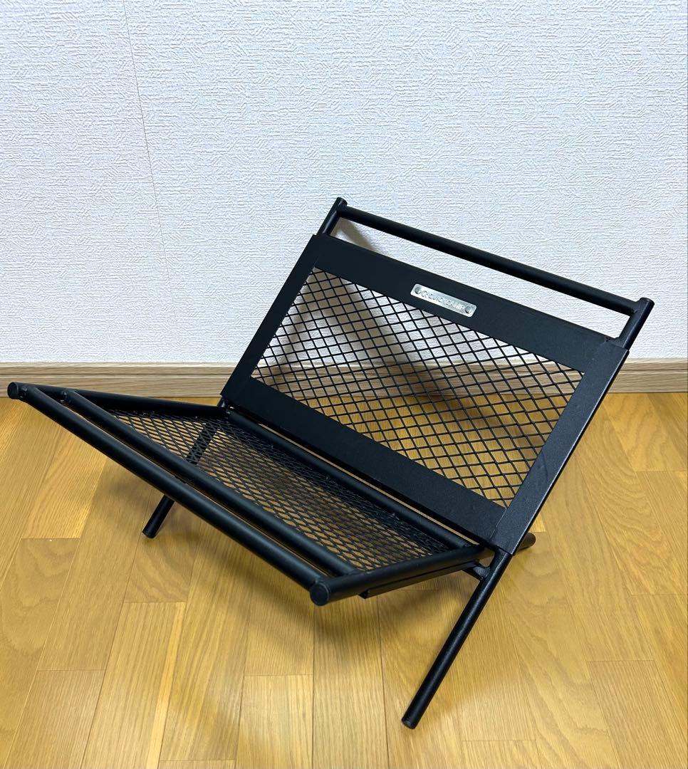 【廃盤】アイアン薪ラック クイックキャンプ×ONOE コラボ　尾上