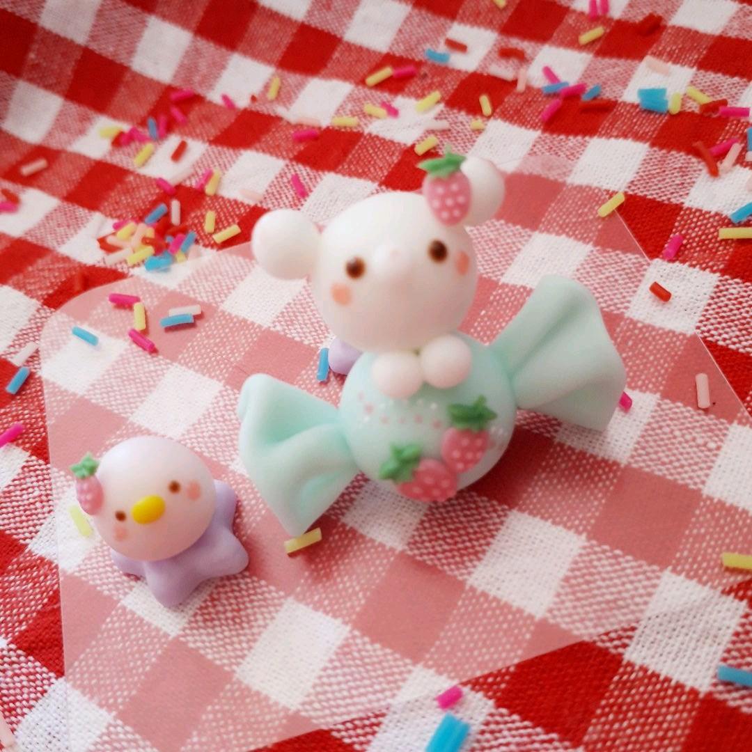 仲良しキャンディ♡くま&小鳥