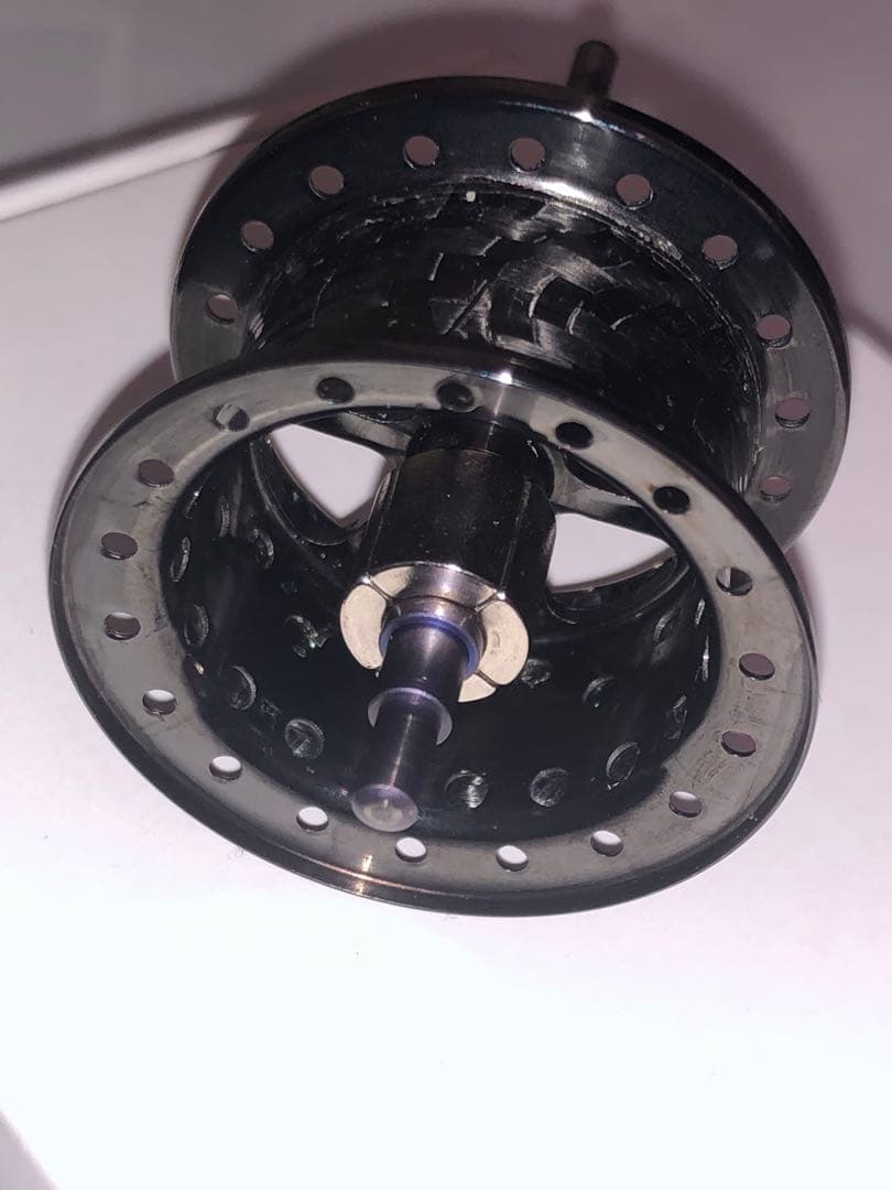 グランブルーリンク21アンタレスDC22エクスセンス用スプールカーボンラッピング