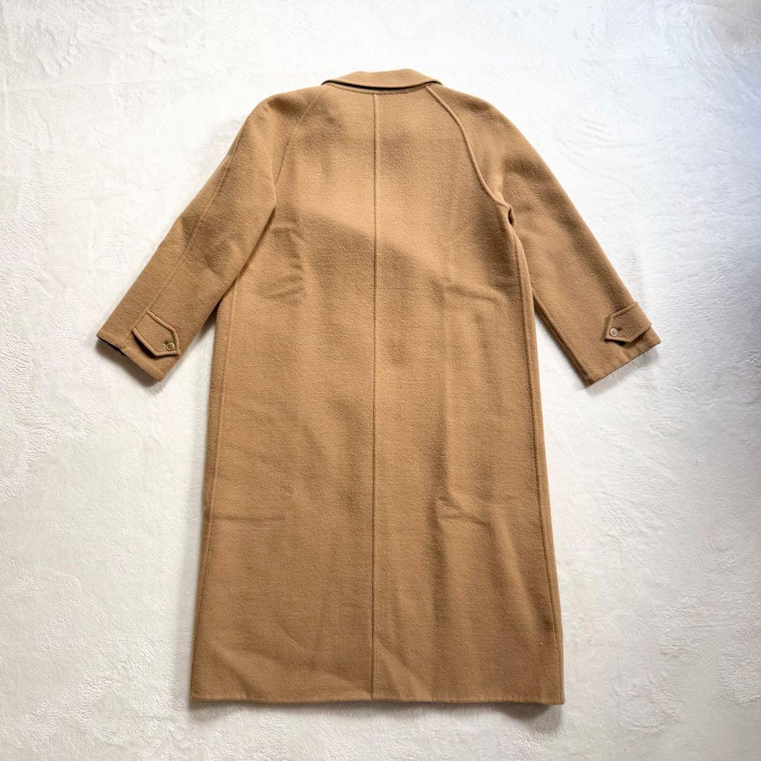 極美品　ロング丈　リバーシブル　Burberry 総柄ノバチェック　ウールコート