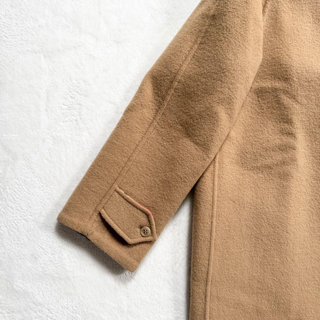 極美品　ロング丈　リバーシブル　Burberry 総柄ノバチェック　ウールコート