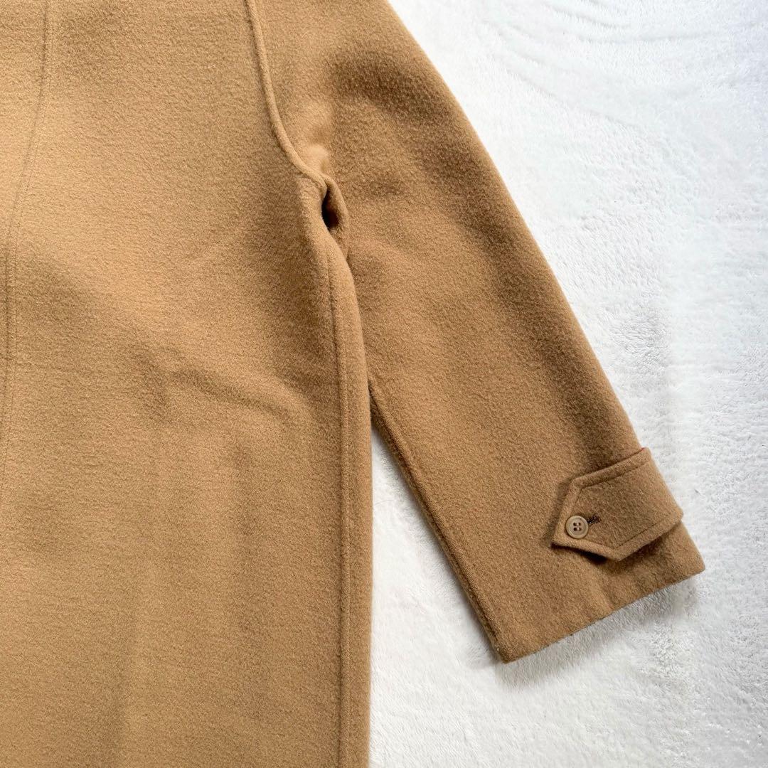 極美品　ロング丈　リバーシブル　Burberry 総柄ノバチェック　ウールコート