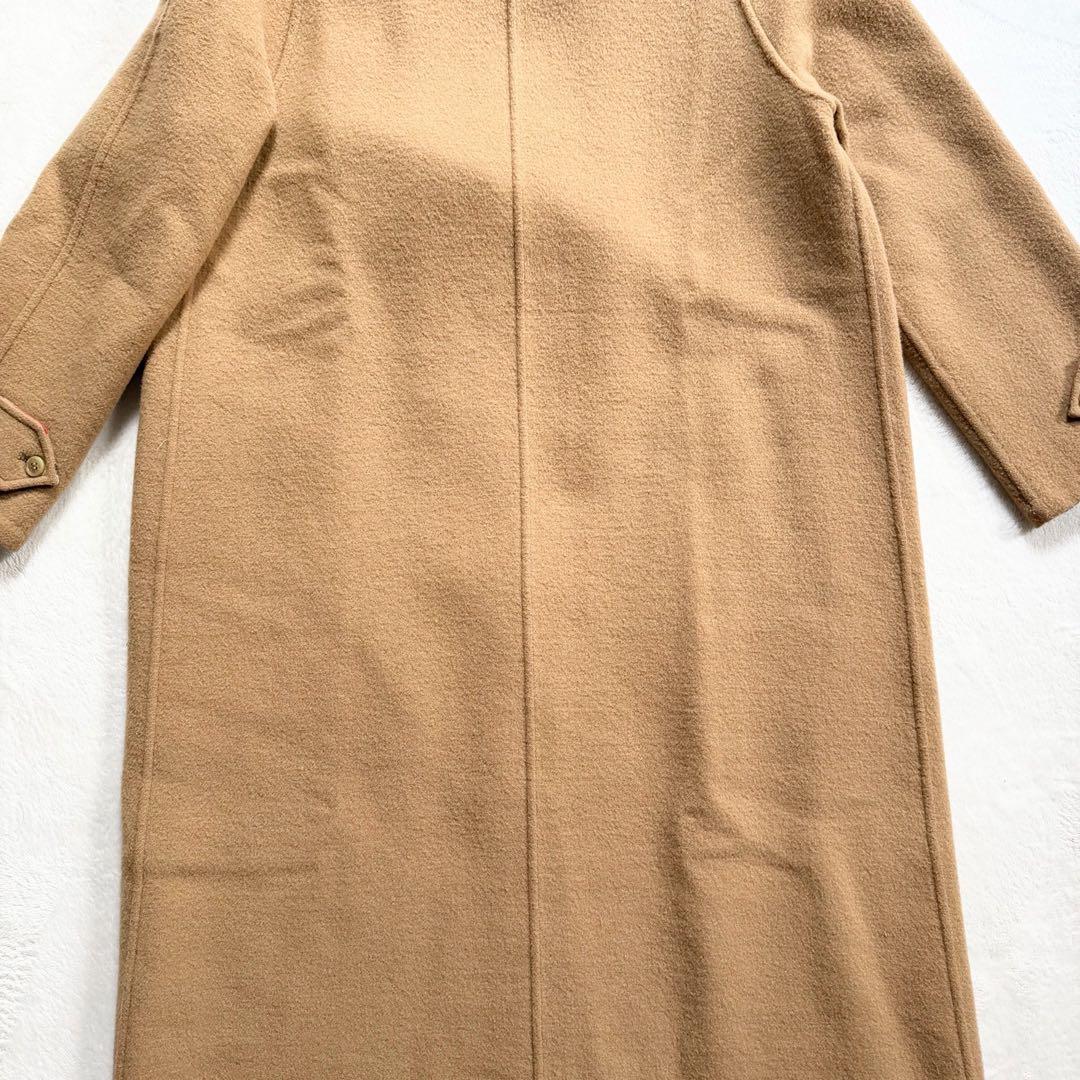 極美品　ロング丈　リバーシブル　Burberry 総柄ノバチェック　ウールコート