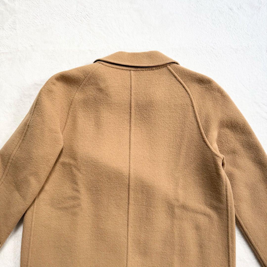 極美品　ロング丈　リバーシブル　Burberry 総柄ノバチェック　ウールコート