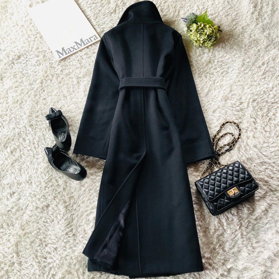 現行モデル✨美品 マックスマーラ マニュエラコート キャメル100% 濃紺 40