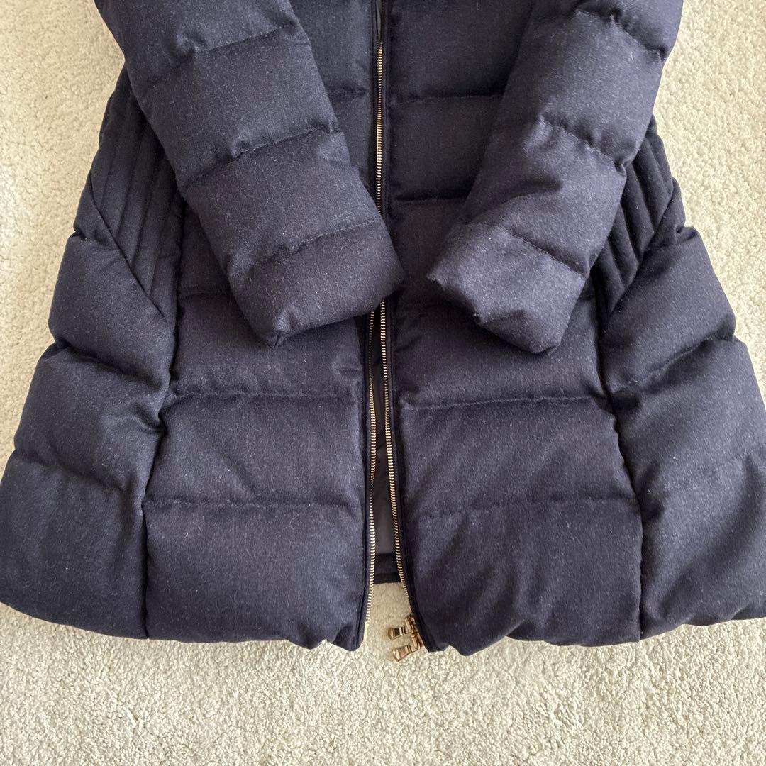 【美品】TATRAS トゥモローランド別注　ネイビーダウンコート ポリテアマ