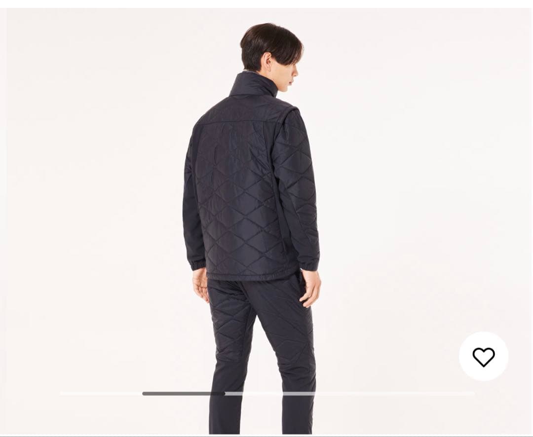 【極美品】オークリー　中綿ジャケット　ゴルフウェア　メンズ　ダウン　ベスト