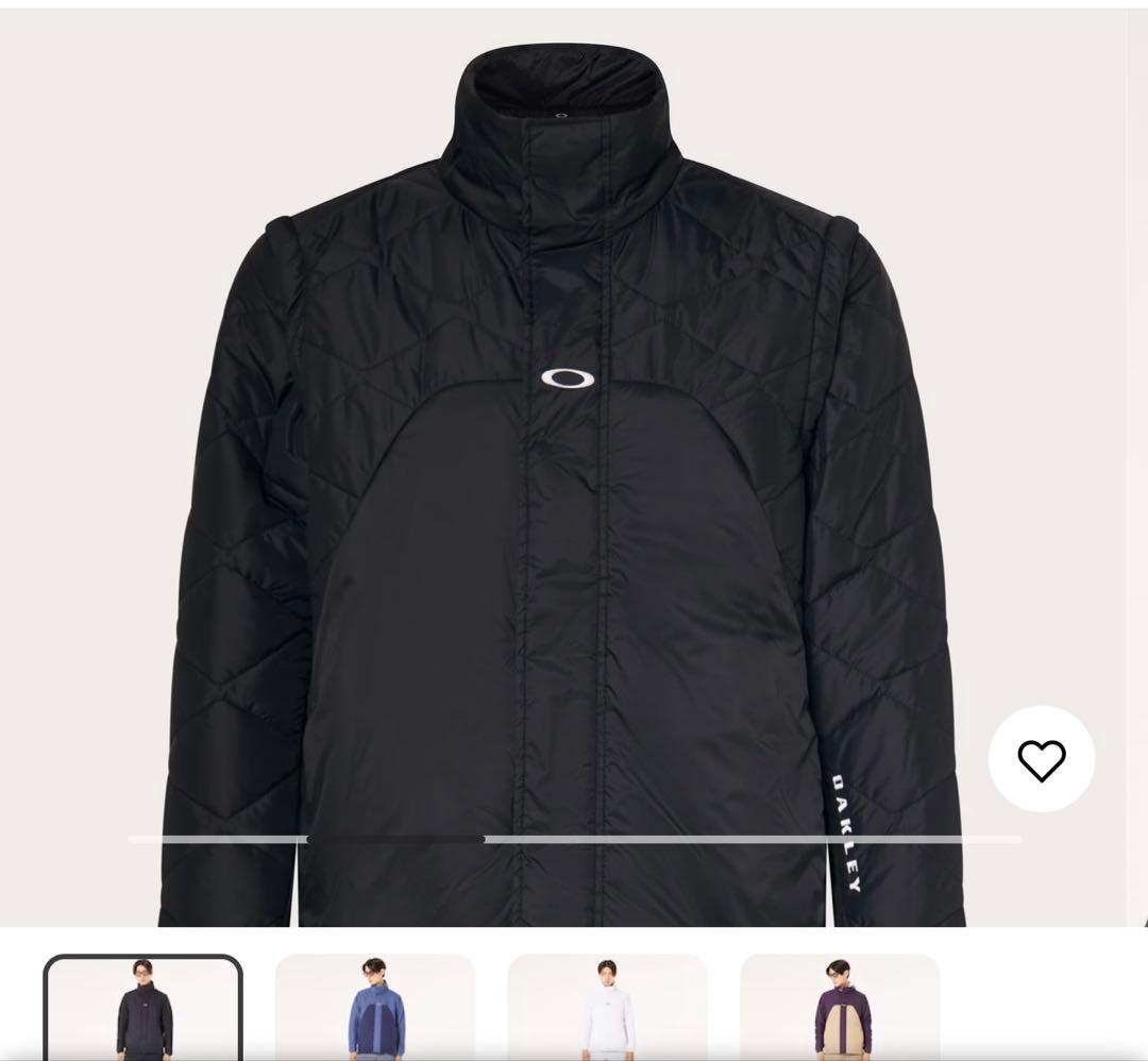 【極美品】オークリー　中綿ジャケット　ゴルフウェア　メンズ　ダウン　ベスト