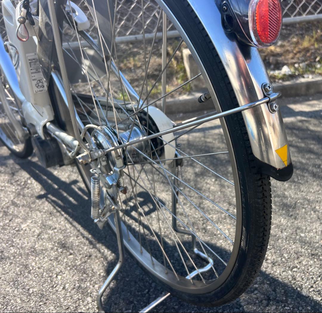 Panasonicエコナビ機能付き電動アシスト自転車26インチ良いバッテリー付き