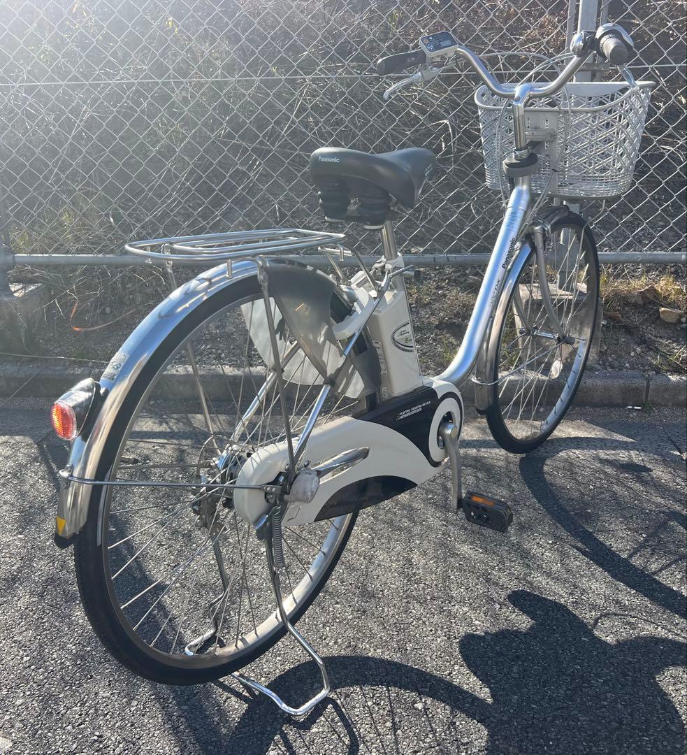 Panasonicエコナビ機能付き電動アシスト自転車26インチ良いバッテリー付き