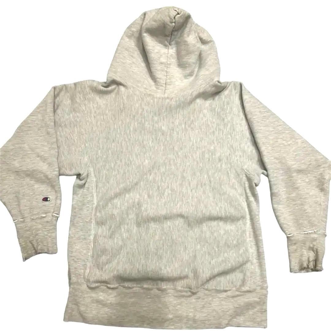 90s USA製 リバースウィーブ ボロ スウェット ボストン大学 2段プリント