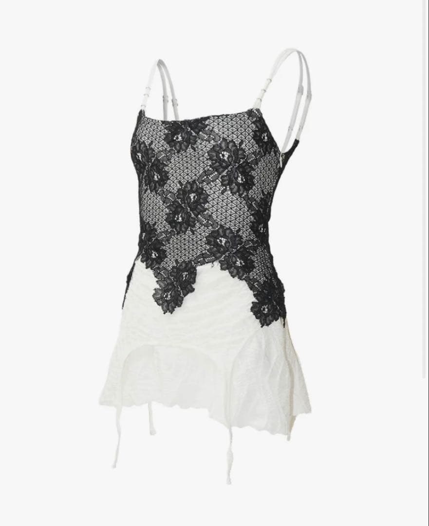 ワンピース THEREDTHREAD S cutting lace dress