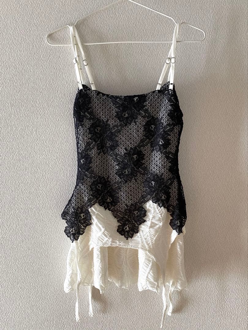 ワンピース THEREDTHREAD S cutting lace dress