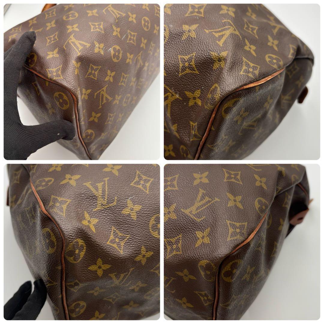 鑑定済 ルイヴィトン モノグラム スピーディ40 ボストン ハンドバッグ