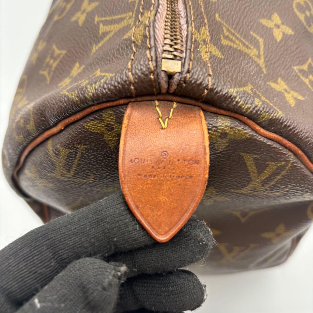 鑑定済 ルイヴィトン モノグラム スピーディ40 ボストン ハンドバッグ