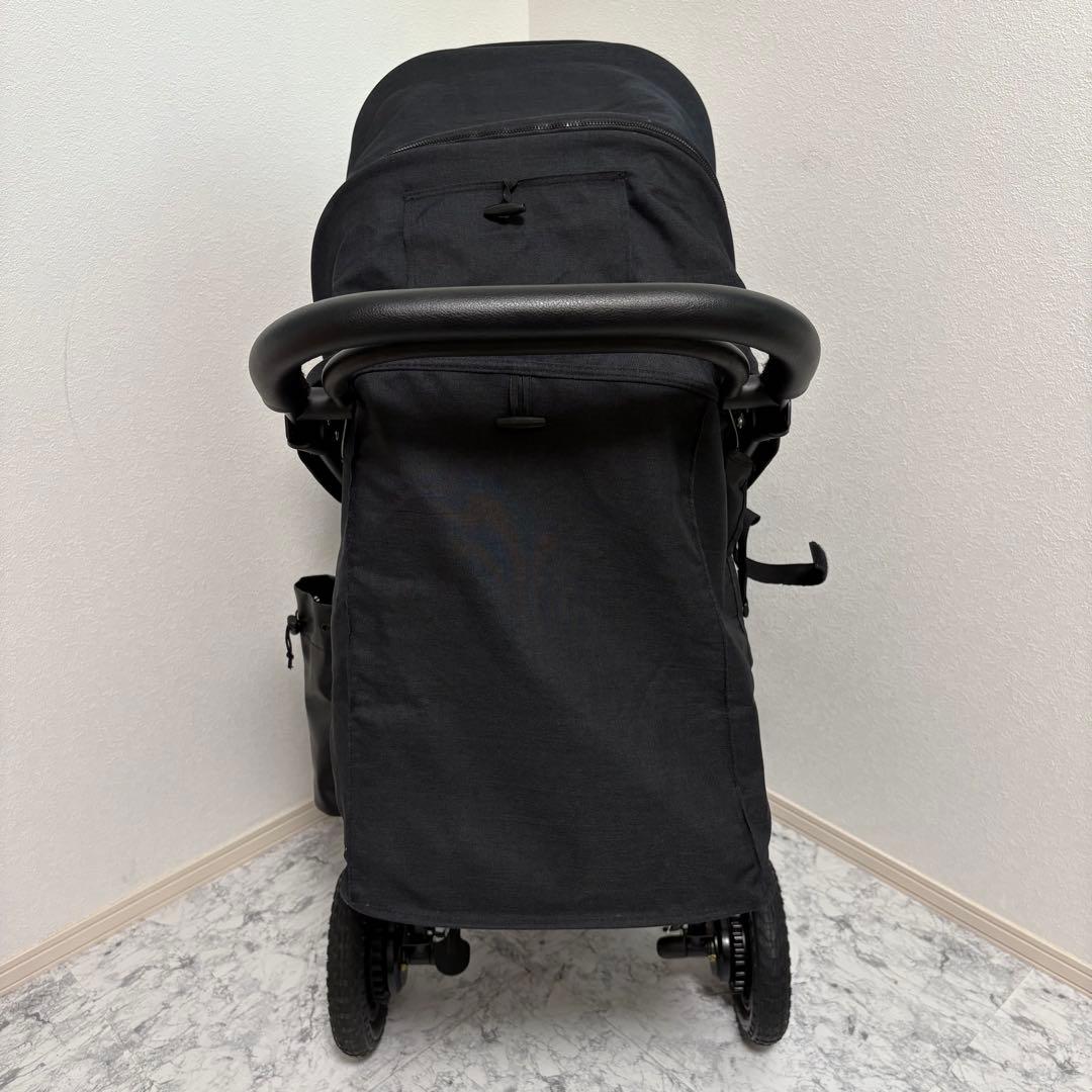 未使用に近い✨エアバギー ココプレミアフロムバース ブラック　レインカバー付き