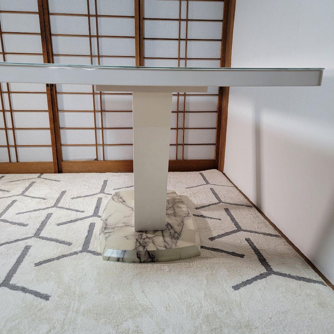 定価89,000円 大理石風ダイニングテーブル 幅150cm奥行85cm高さ77