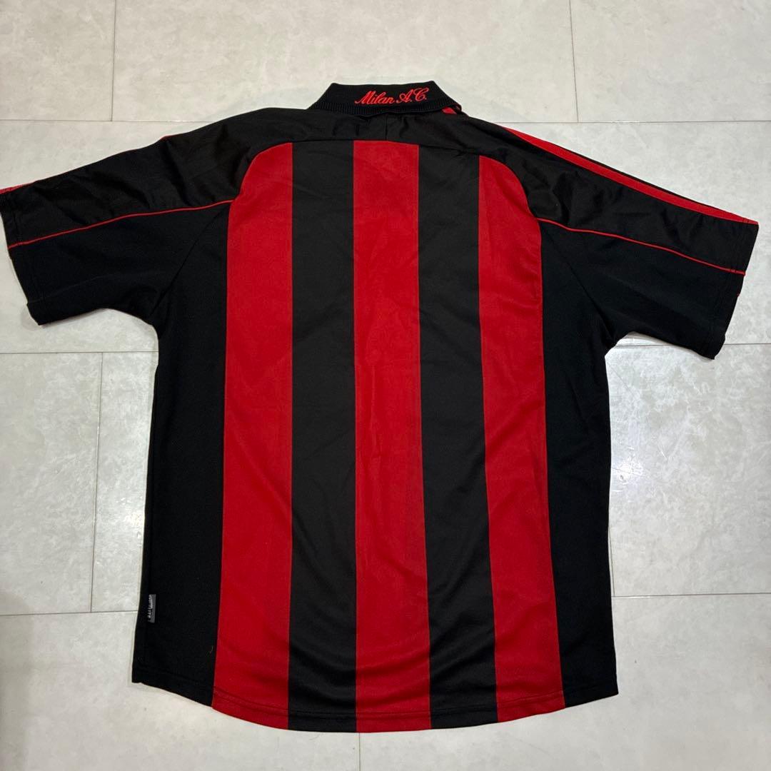 ACミラン adidas シャツ 赤黒（未使用）最終値下げ