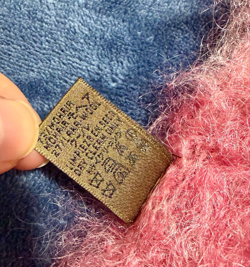 LOEWE（ロエベ）モヘアマフラー　ピンク