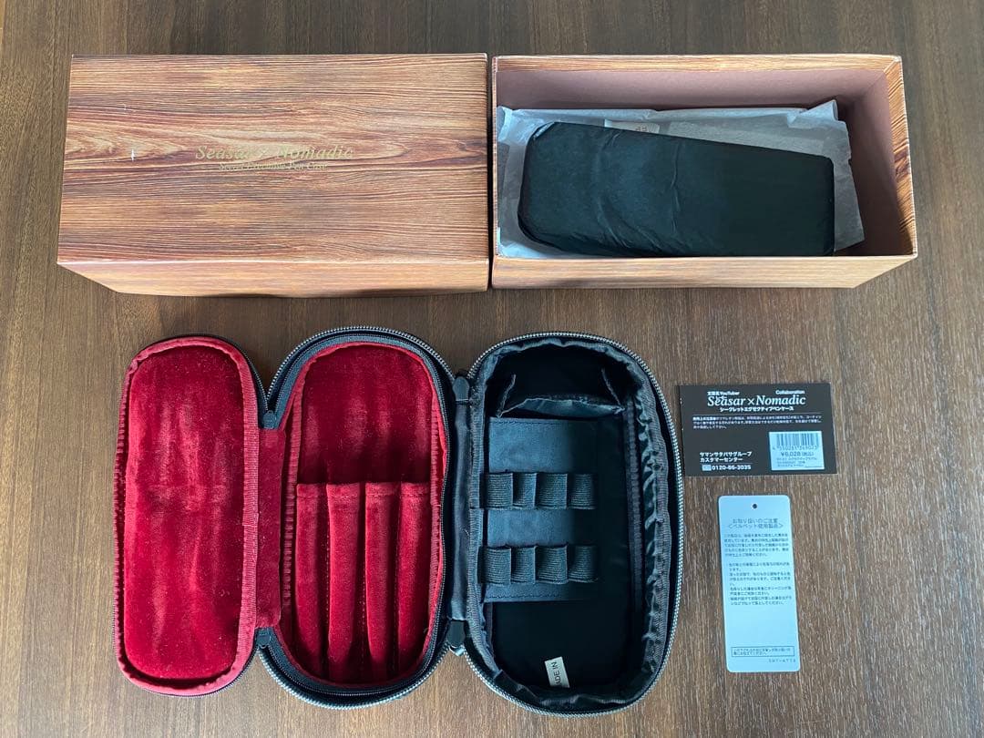 【シーサー×ノーマディック】シークレットエグゼクティブペンケース　SY-01 黒