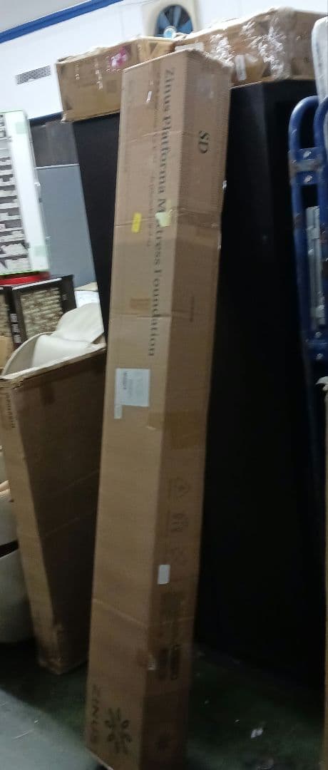 ZINUS メタル ベッドフレーム セミダブル 木製 すのこ 静音