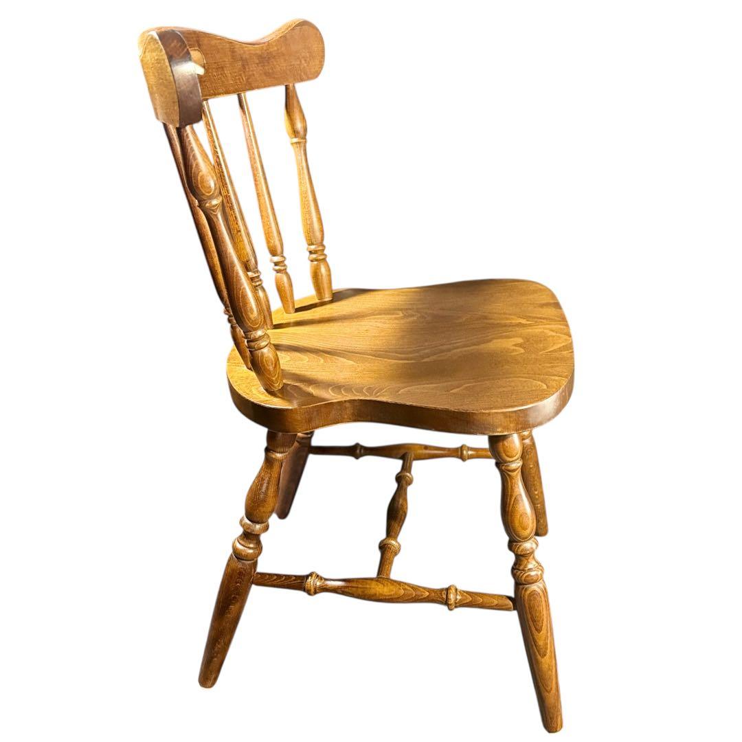 HR913 柏木工　ウィンザーチェア　ダイニングチェア　スピンドルバック