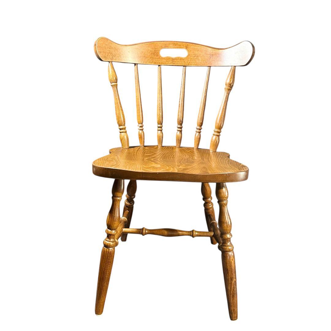 HR913 柏木工　ウィンザーチェア　ダイニングチェア　スピンドルバック